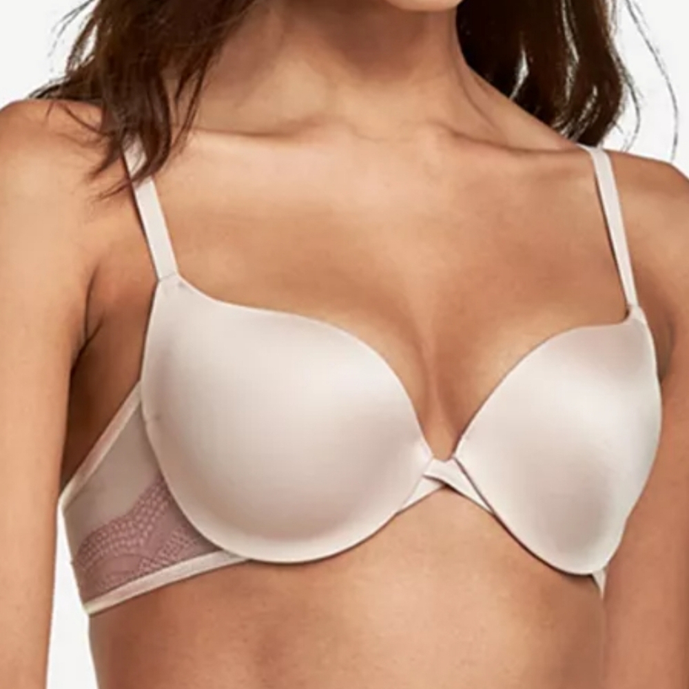 Maidenform Women's Love the Lift Push-Up & In Satin‎ Demi Bra DM9900 Size 34C